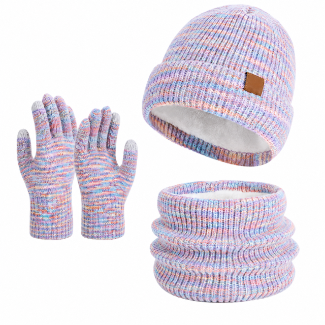 Winter Warm 3-Piece Gloves Set