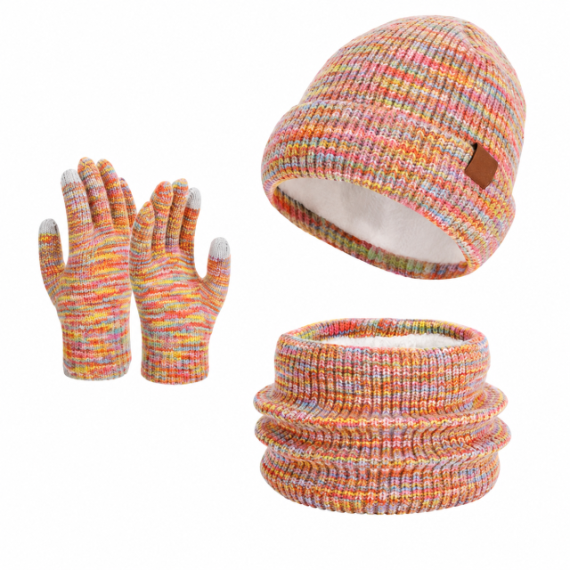 Winter Warm 3-Piece Gloves Set
