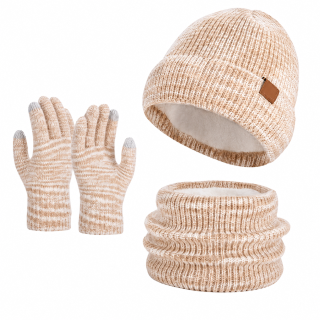 Winter Warm 3-Piece Gloves Set