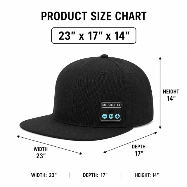 Wireless Music Stereo Baseball Cap
