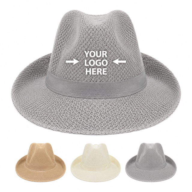 Women Straw Sun Hat with Bow Ribbon - Wide Brim Beach Hat