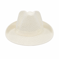 Women Straw Sun Hat with Bow Ribbon - Wide Brim Beach Hat