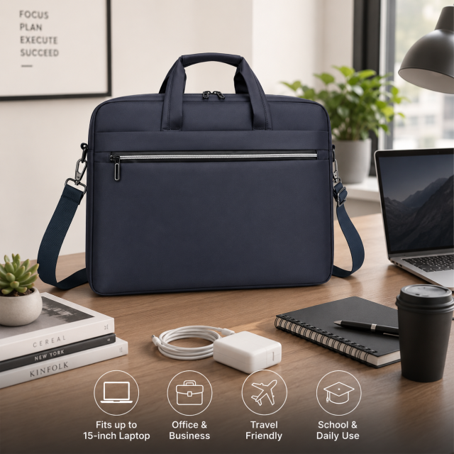 15 Inch Padded Laptop Shoulder Bag