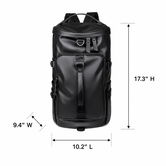2-in-1 Convertible Gym Duffel Backpack