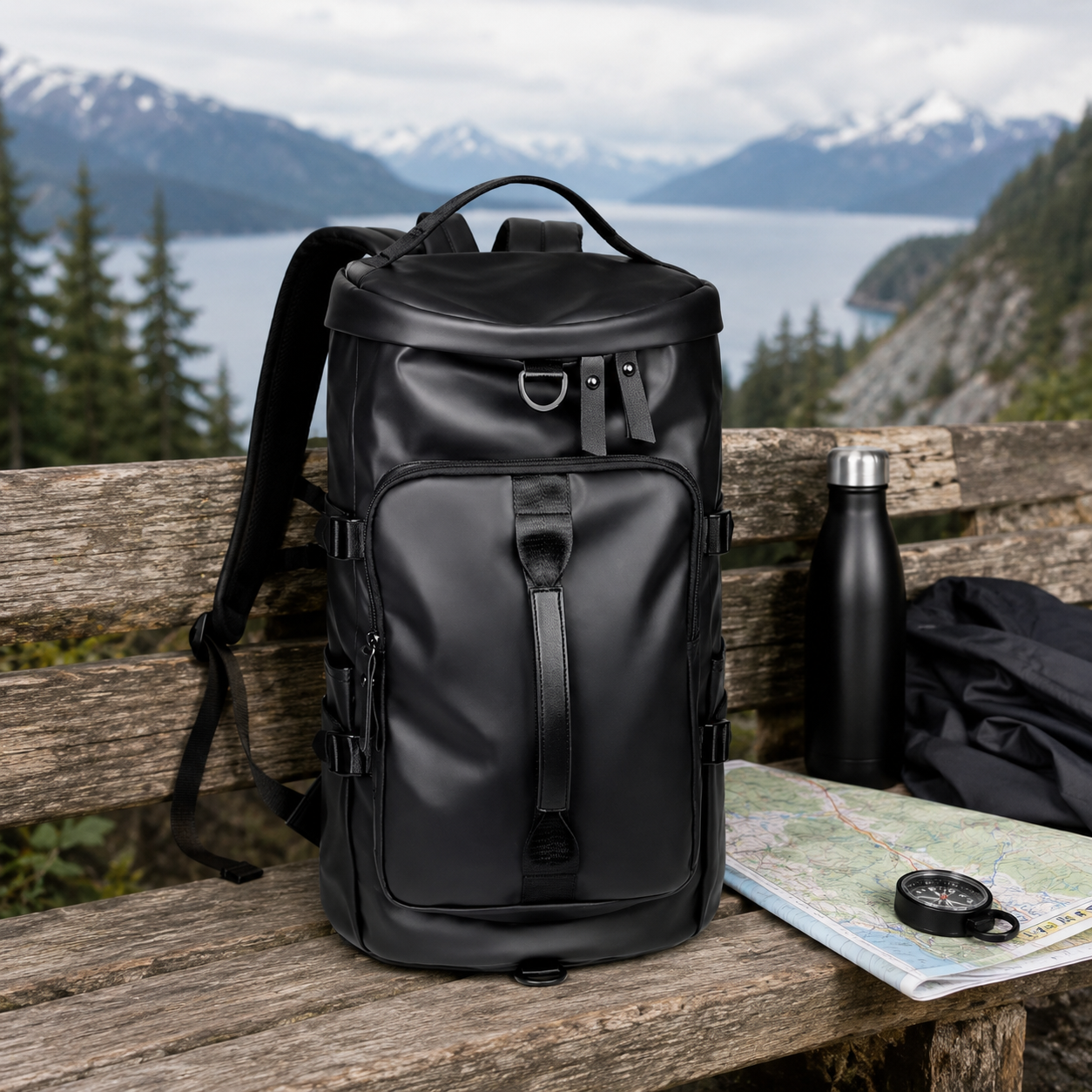 2-in-1 Convertible Gym Duffel Backpack