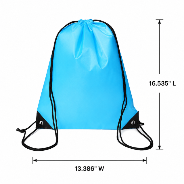 210D Polyester Drawstring Backpack