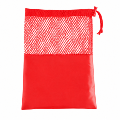 210D Polyester Mesh Golf Drawstring Bag For Ball Storage