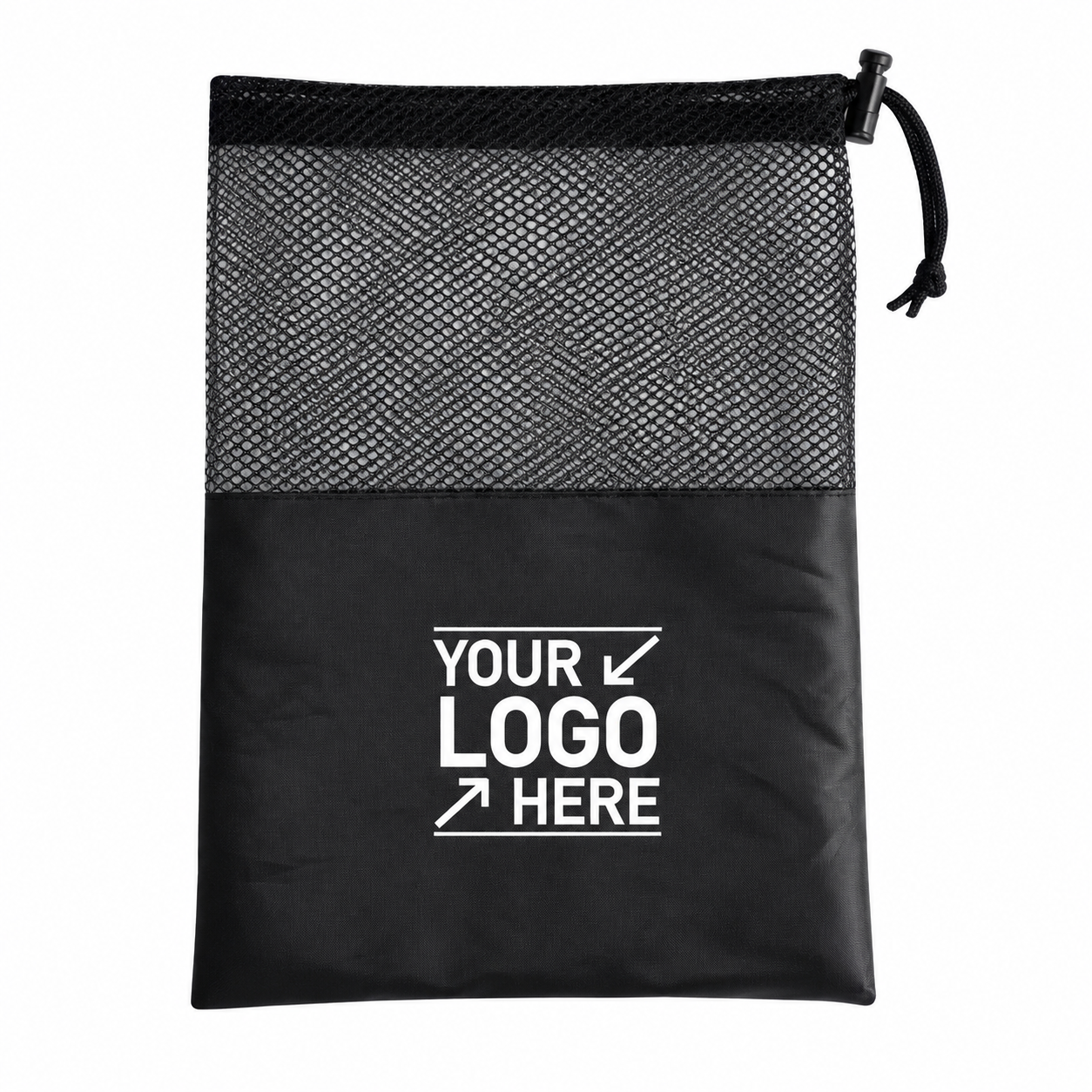210D Polyester Mesh Golf Drawstring Bag For Ball Storage
