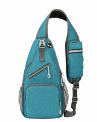 300D Waterproof Nylon Crossbody Backpack With Adjustable Strap