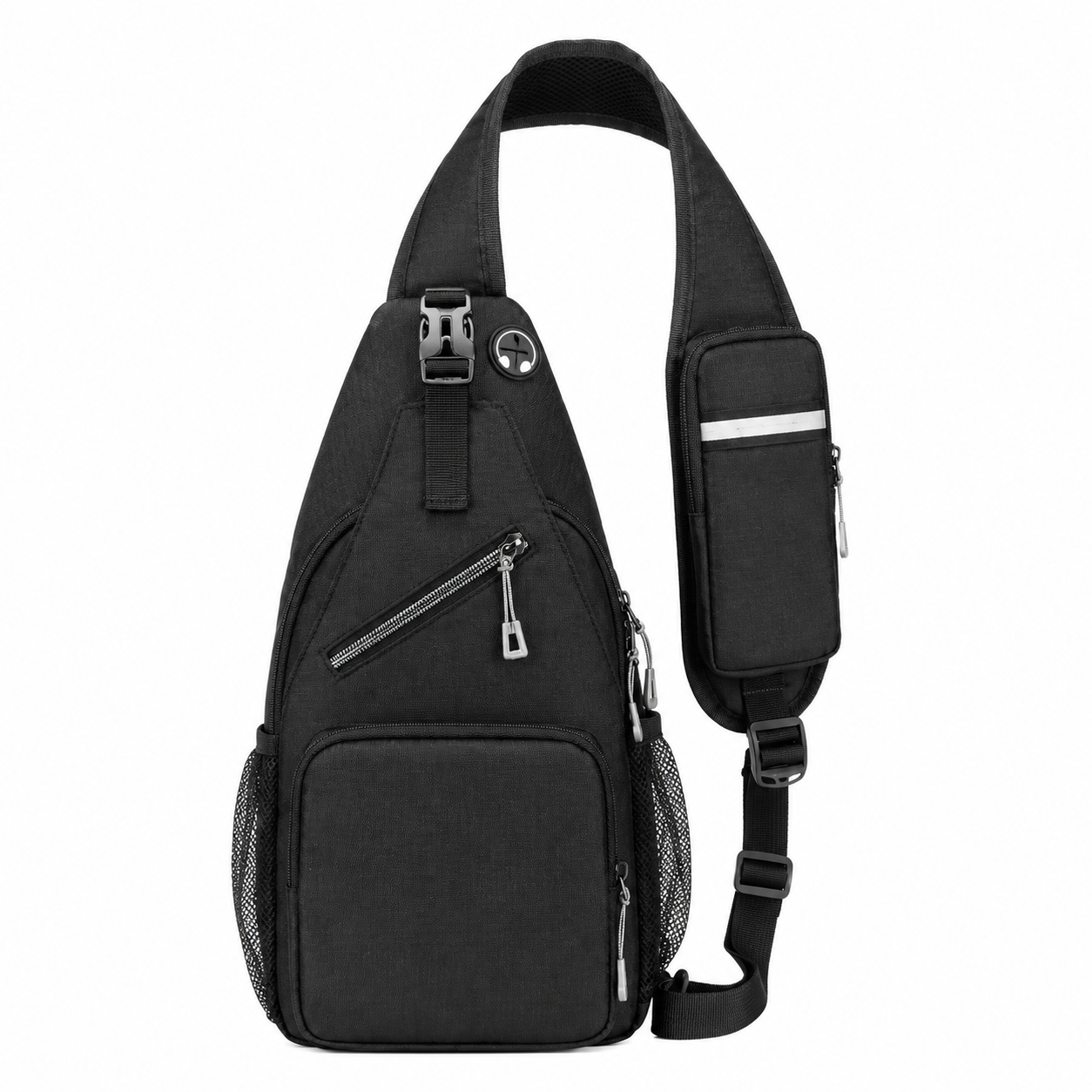 300D Waterproof Nylon Crossbody Backpack With Adjustable Strap