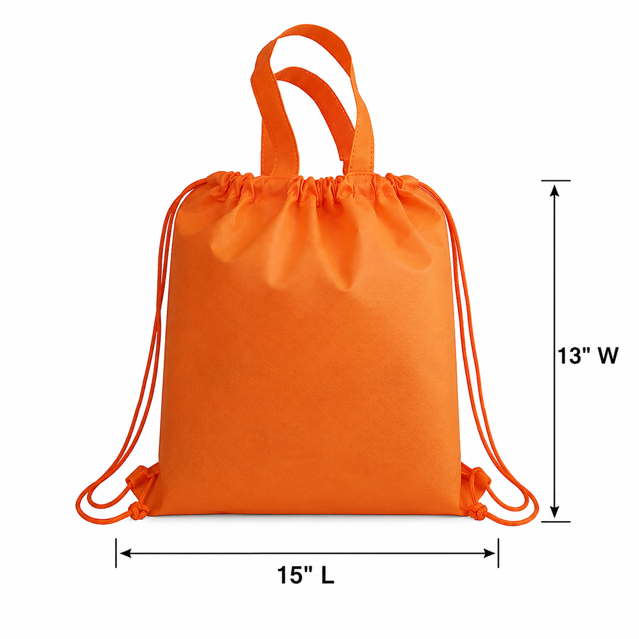 80 GSM Non Woven Drawstring Backpack Bag