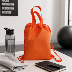 80 GSM Non Woven Drawstring Backpack Bag