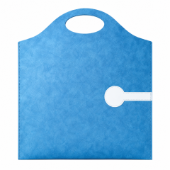 A4 PU Leather Business Document Bag with Handle for Office Travel