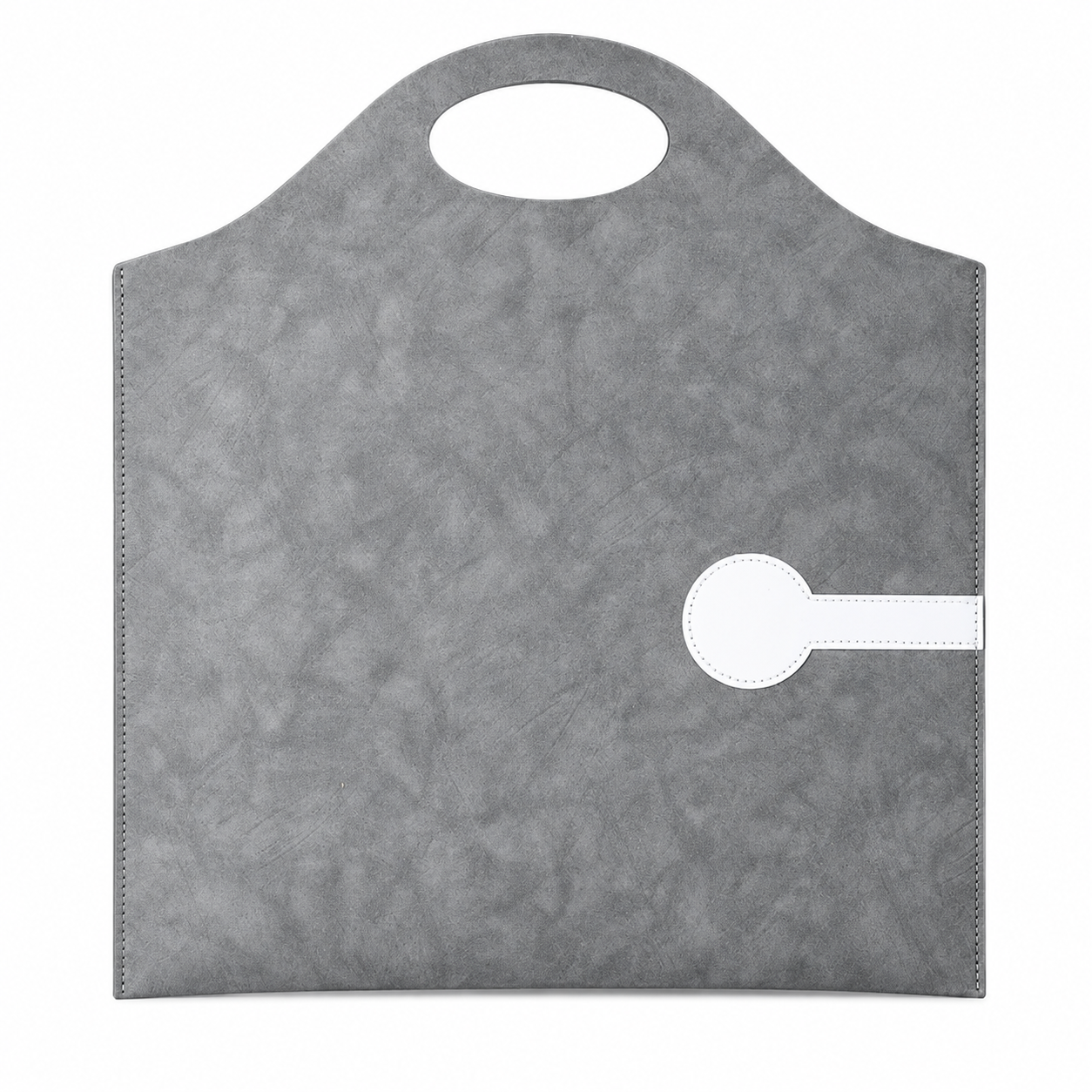 A4 PU Leather Business Document Bag with Handle for Office Travel