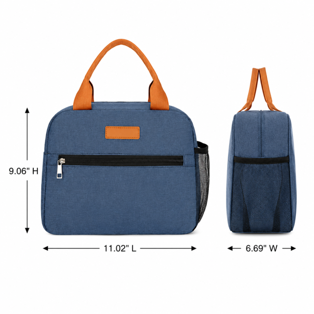 Aluminum Foil Insulated Bento Lunch Bag