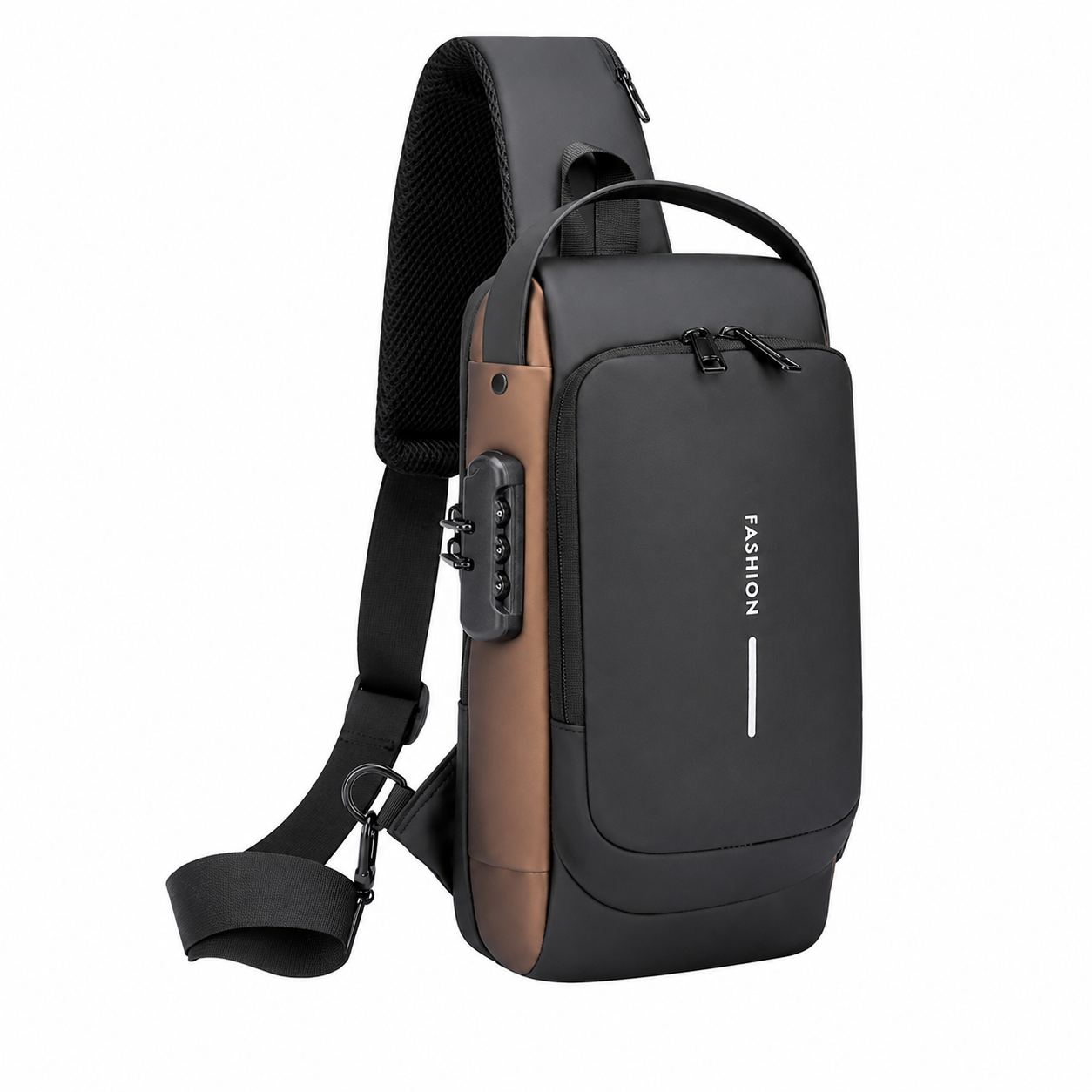 Anti Theft USB Sling Crossbody Bag