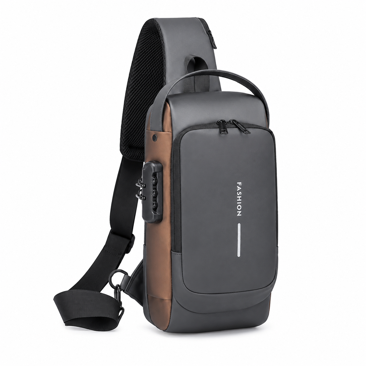 Anti Theft USB Sling Crossbody Bag
