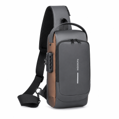 Anti Theft USB Sling Crossbody Bag