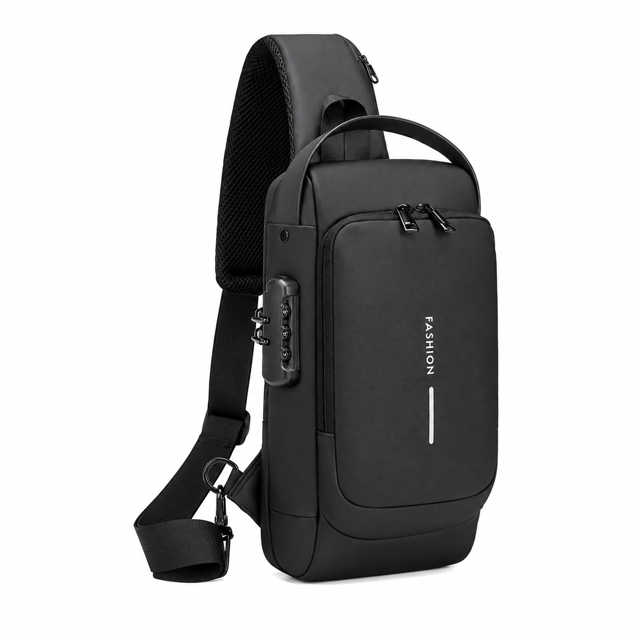 Anti Theft USB Sling Crossbody Bag