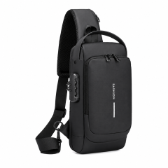 Anti Theft USB Sling Crossbody Bag