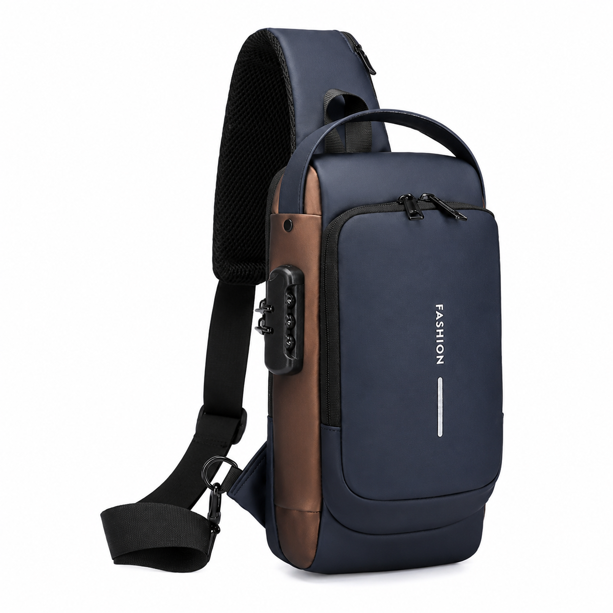 Anti Theft USB Sling Crossbody Bag
