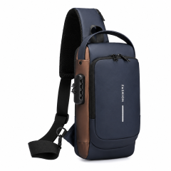 Anti Theft USB Sling Crossbody Bag