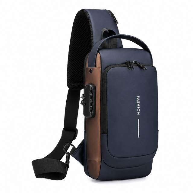 Anti Theft USB Sling Crossbody Bag
