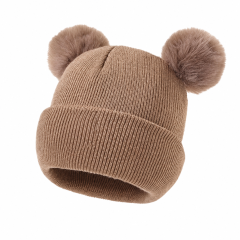Double-Layer Baby Knit Hat