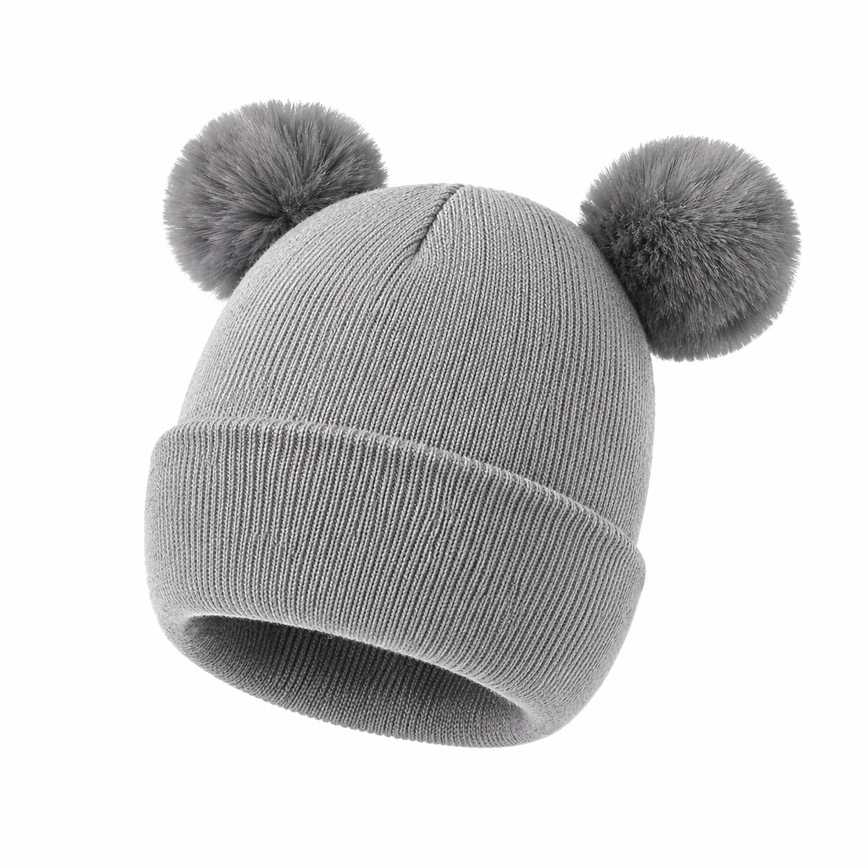 Double-Layer Baby Knit Hat