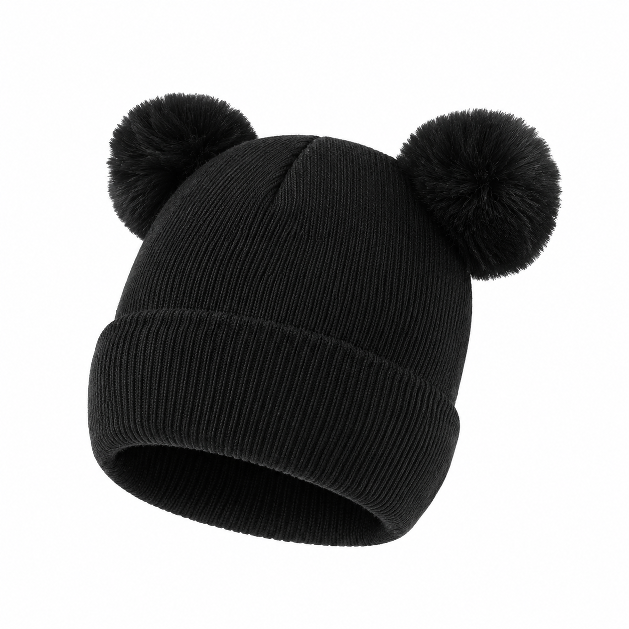 Double-Layer Baby Knit Hat