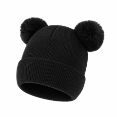 Double-Layer Baby Knit Hat