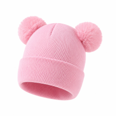 Double-Layer Baby Knit Hat