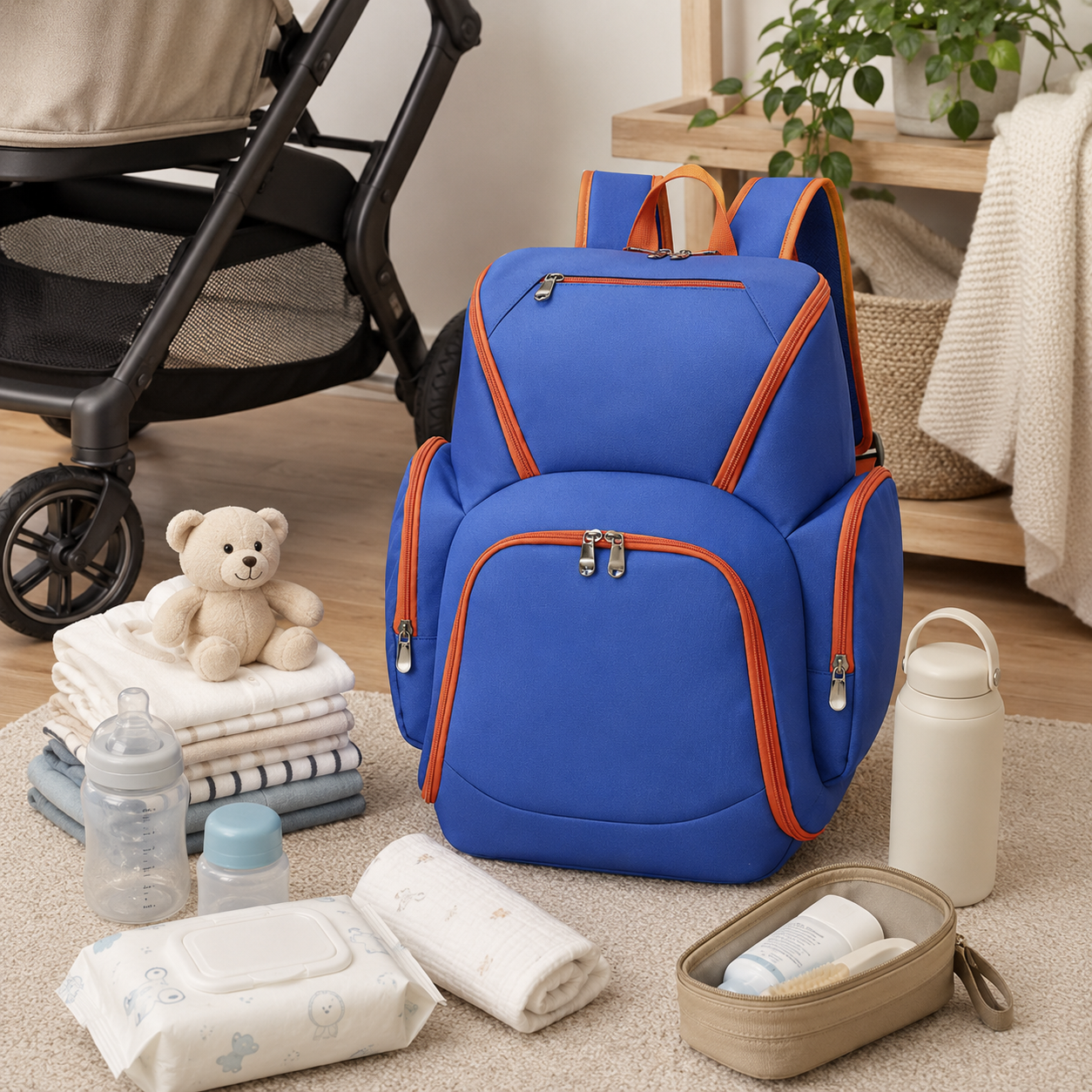 Basketball Backpack With Separate Ball Holder And Shoe Compartment