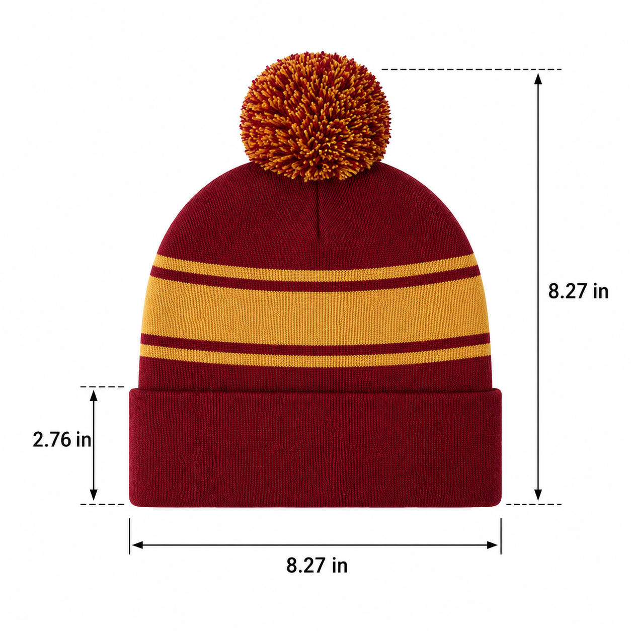 Beanie with Pom Pom for Winter Warmth and Style
