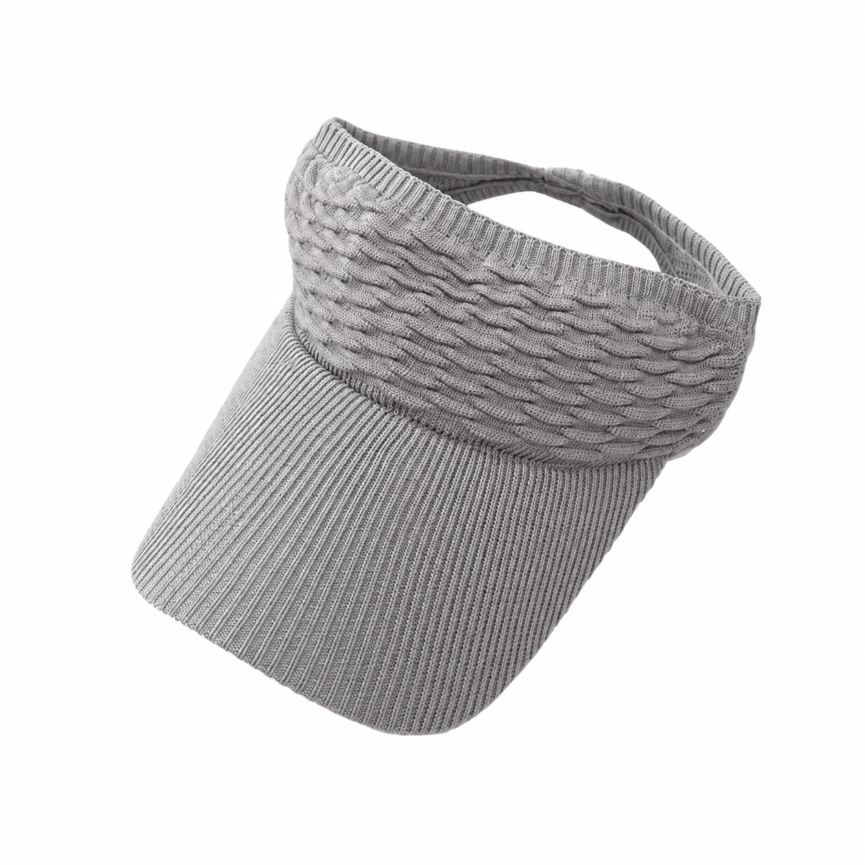 Breathable Knit Sun Visor Hat with UV Protection