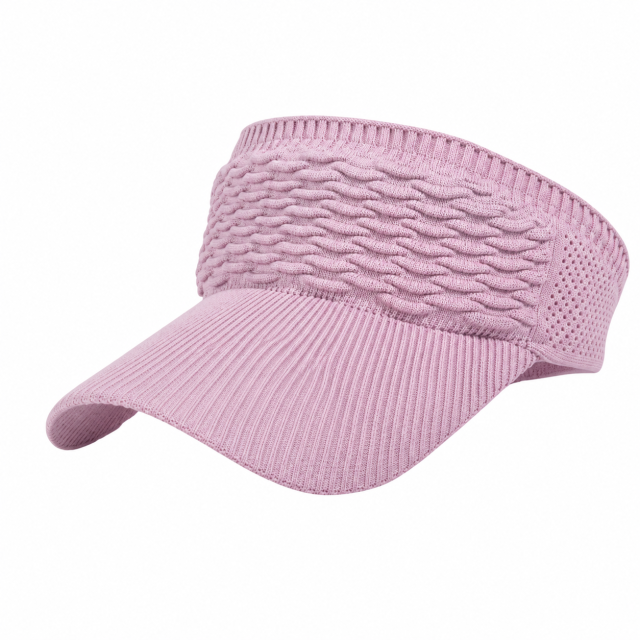 Breathable Knit Sun Visor Hat with UV Protection