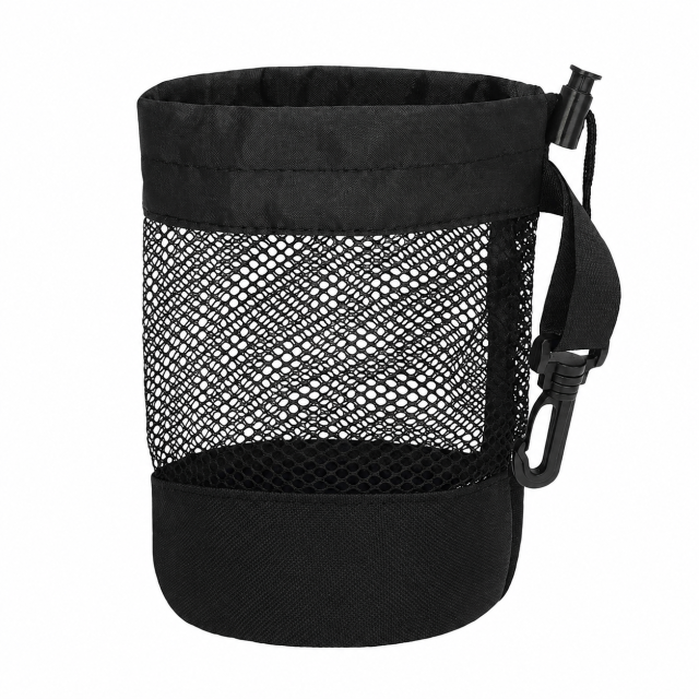Breathable Mesh Golf Ball Pouch With Clip On Strap