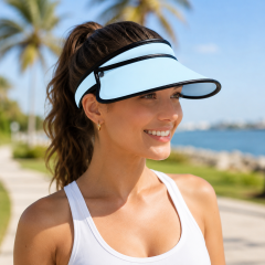 Breathable UV Shield Visor Sun Hat for Outdoor Activities