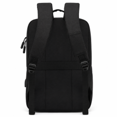 Business Laptop Backpack With Water-Resistant Fabric And Luggage Strap