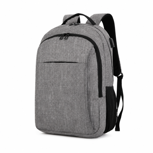 Business Travel Backpack With USB Charging Interface And Laptop Compartment