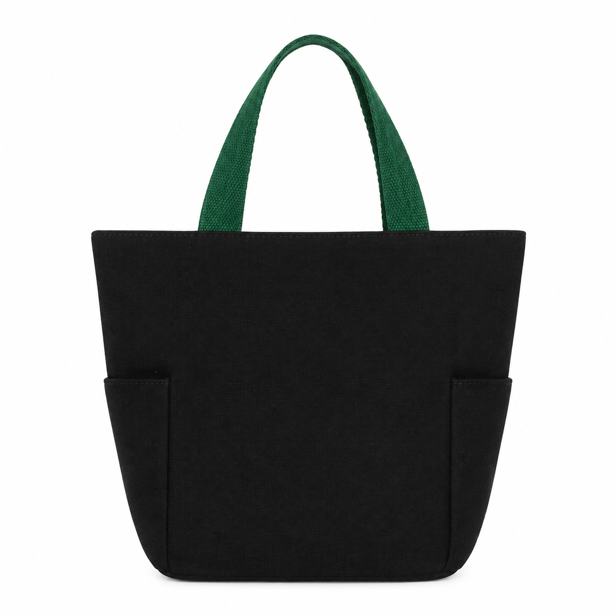 Canvas Tote Bag With Magnetic Snap Closure