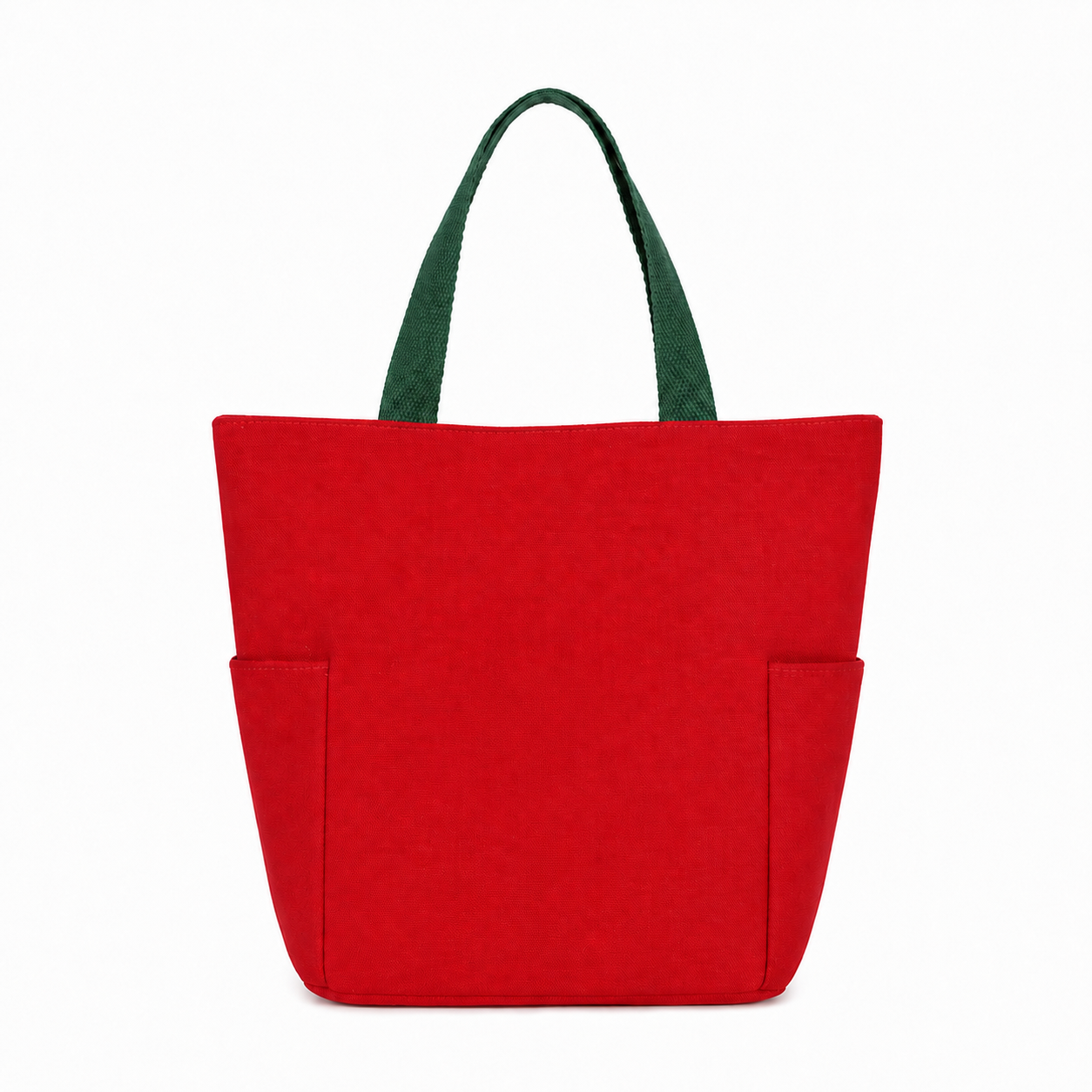 Canvas Tote Bag With Magnetic Snap Closure