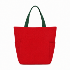 Canvas Tote Bag With Magnetic Snap Closure