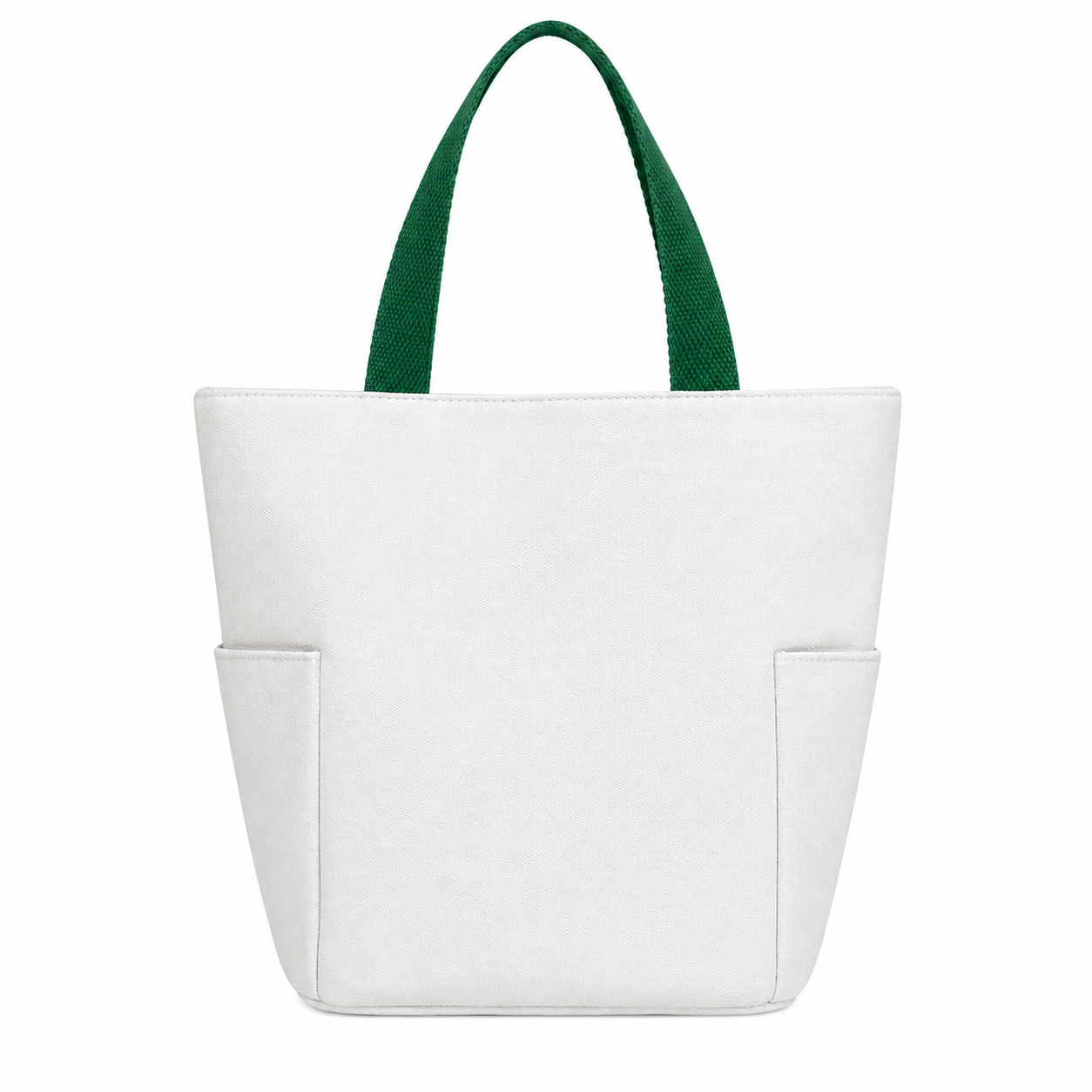 Canvas Tote Bag With Magnetic Snap Closure