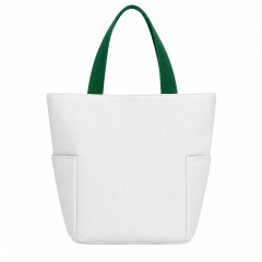 Canvas Tote Bag With Magnetic Snap Closure