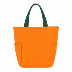 Canvas Tote Bag With Magnetic Snap Closure