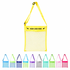 Children's Mesh Beach Bag with Toy Storage Compartment
