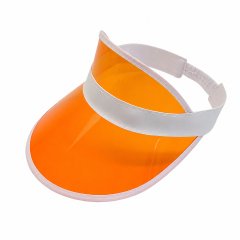 Clear PVC Retro Sun Visor Hat