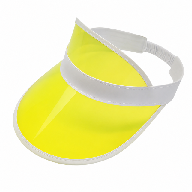 Clear PVC Retro Sun Visor Hat
