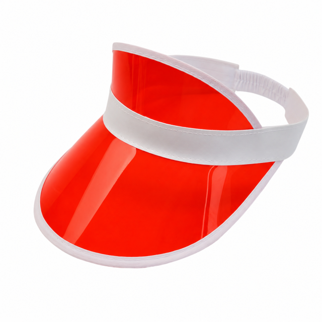 Clear PVC Retro Sun Visor Hat